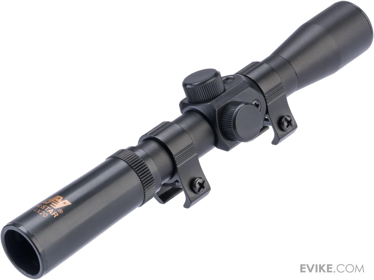 NcSTAR 4x20 Rifle Crossbow Paintball Scope (15mm rail mount / Dove Tail