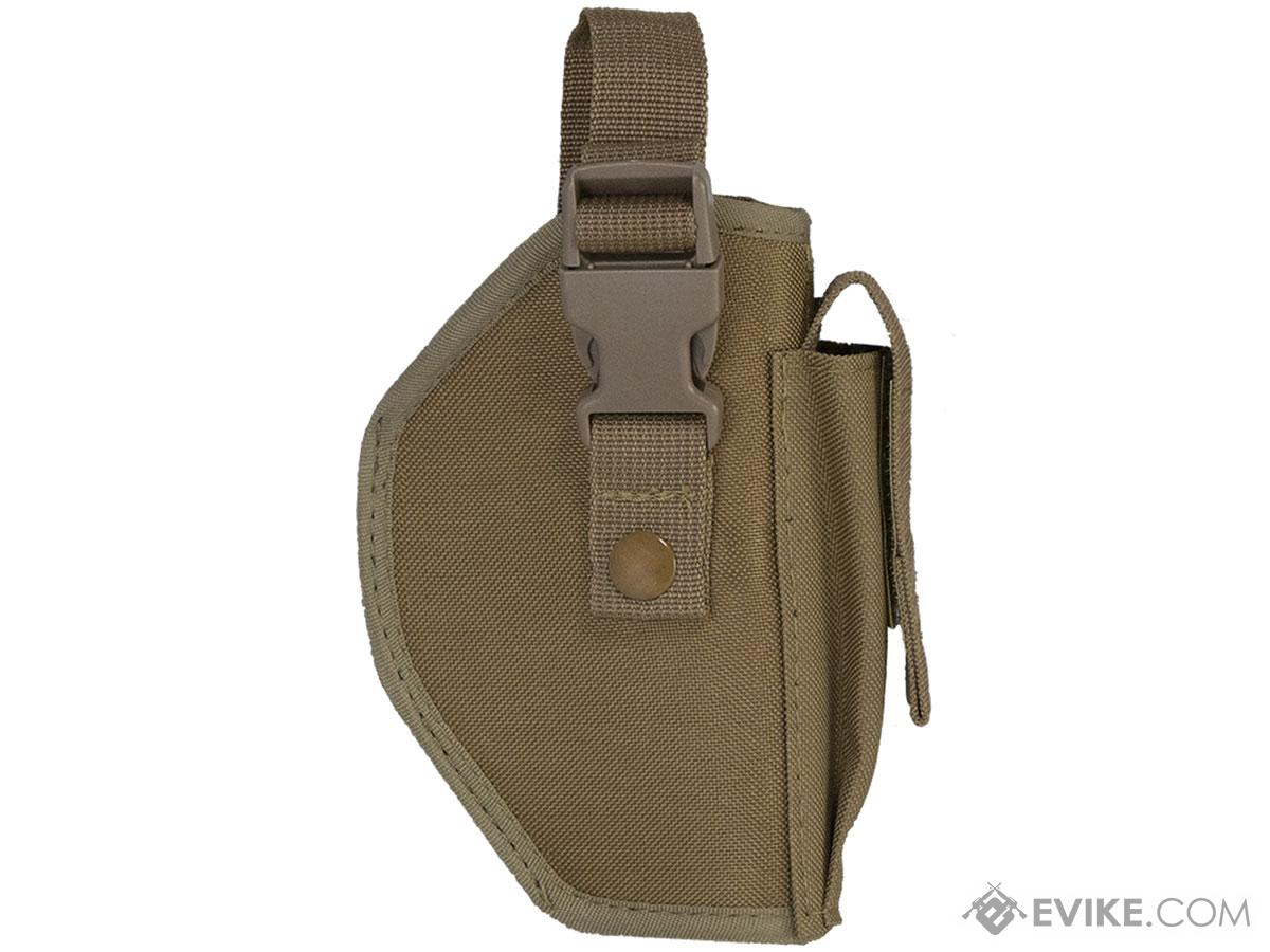 NcSTAR Belt Mounted Fabric Pistol Holster & Mag Pouch (Color: Tan)