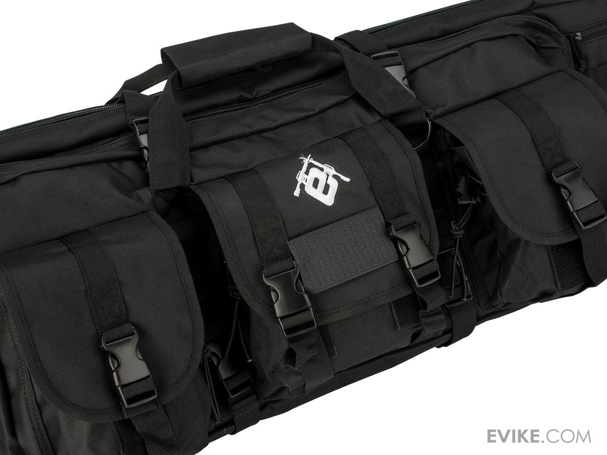 Combat Featured 36" Ultimate Dual Weapon Case Rifle Bag (Color Black), Tactical Gear/Apparel