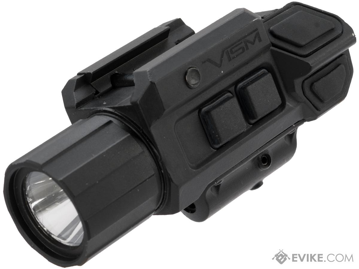 VISM by Ncstar GEN3 Pistol Flashlight w/Strobe & Red Laser