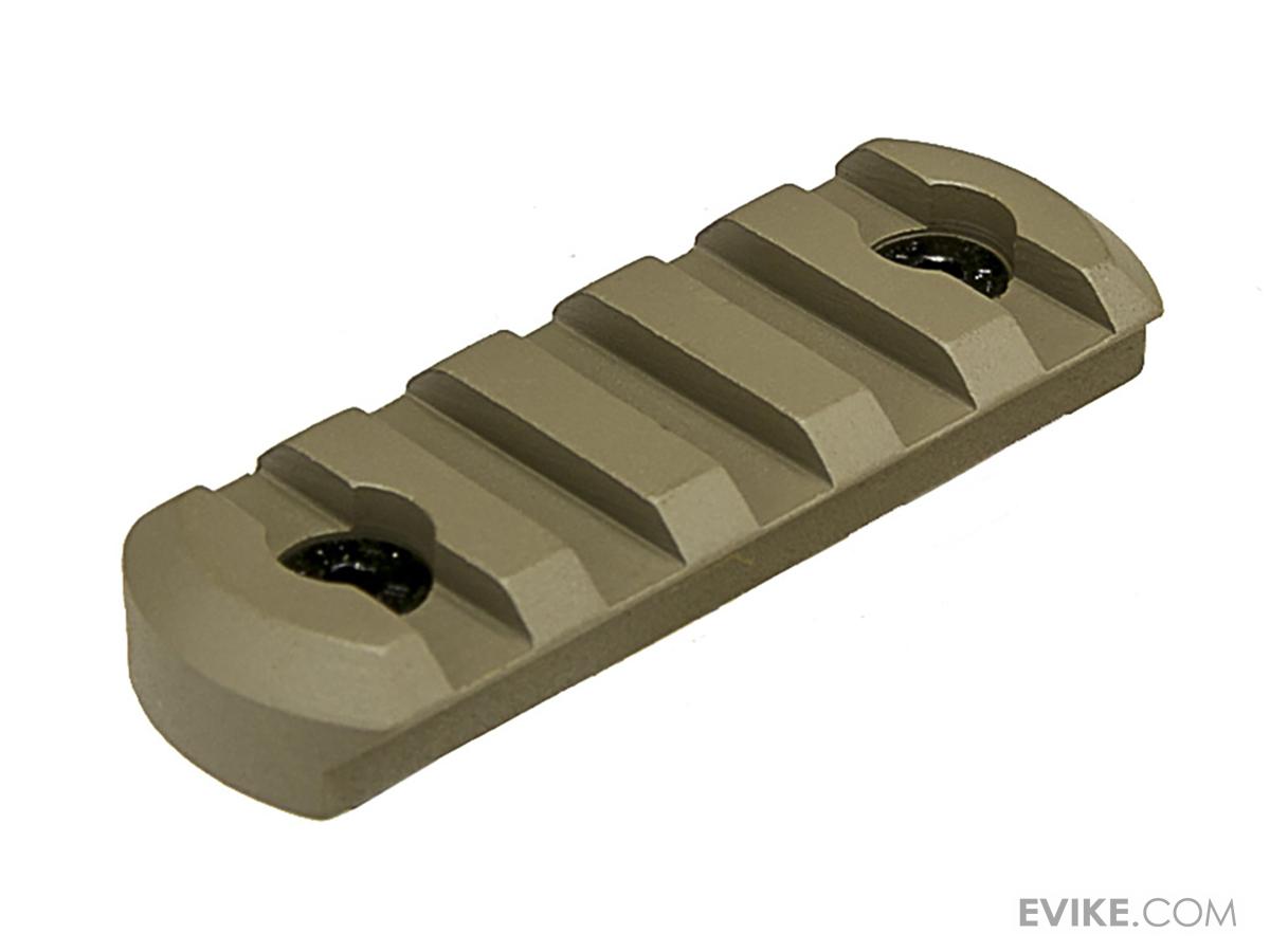 NcSTAR KeyMod Accessory Rail Section (Color Tan / Short), Accessories