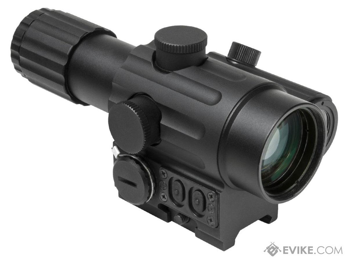 VISM by NcSTAR DUO Series 4x34 Scope w/ Built-In Left Handed Green Dot Reflex Sight