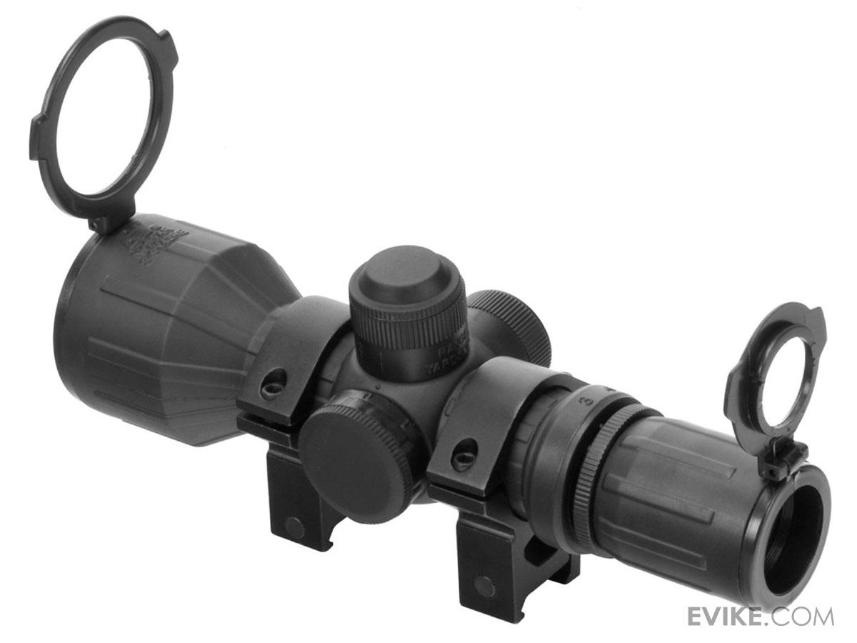 NcSTAR 39x42 Rubber Armored Compact Series Illuminated Scope, Accessories & Parts, Scopes