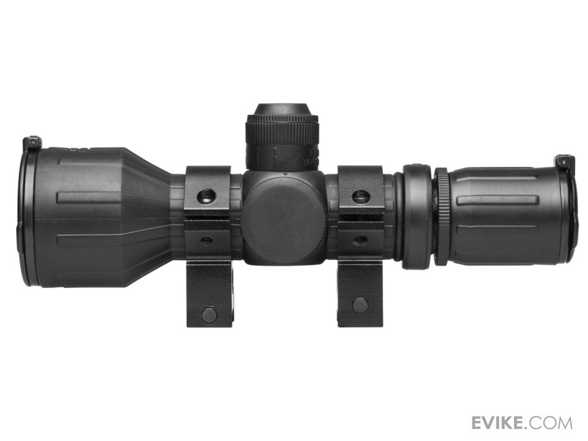 NcSTAR 39x42 Rubber Armored Compact Series Illuminated Scope, Accessories & Parts, Scopes