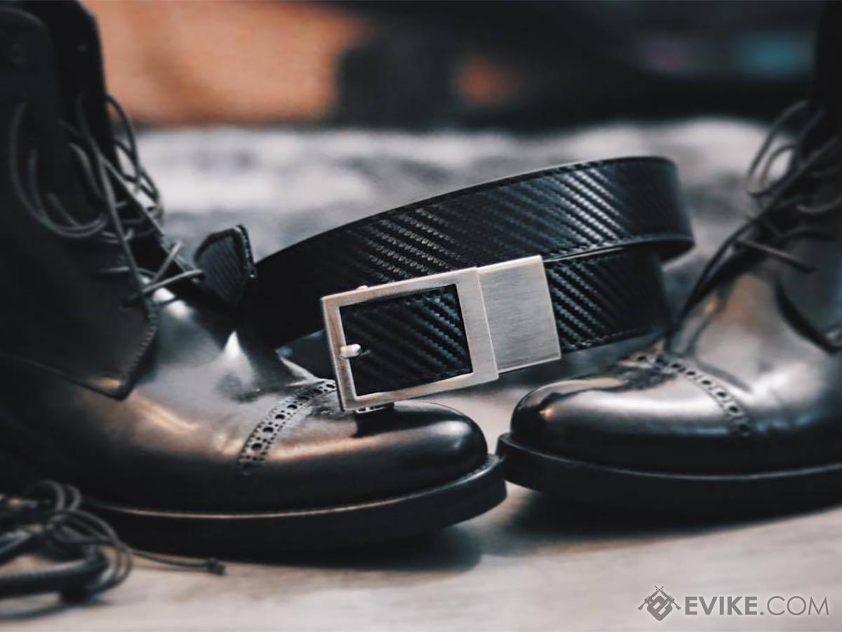 NexBelt PreciseFit "EDC" Micro Adjustment Ratcheting Leather Gun Belt