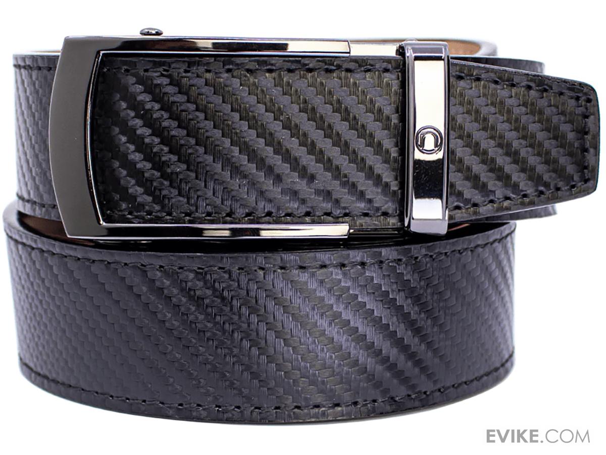 Classic leather belt with hatched effect golden H buckle