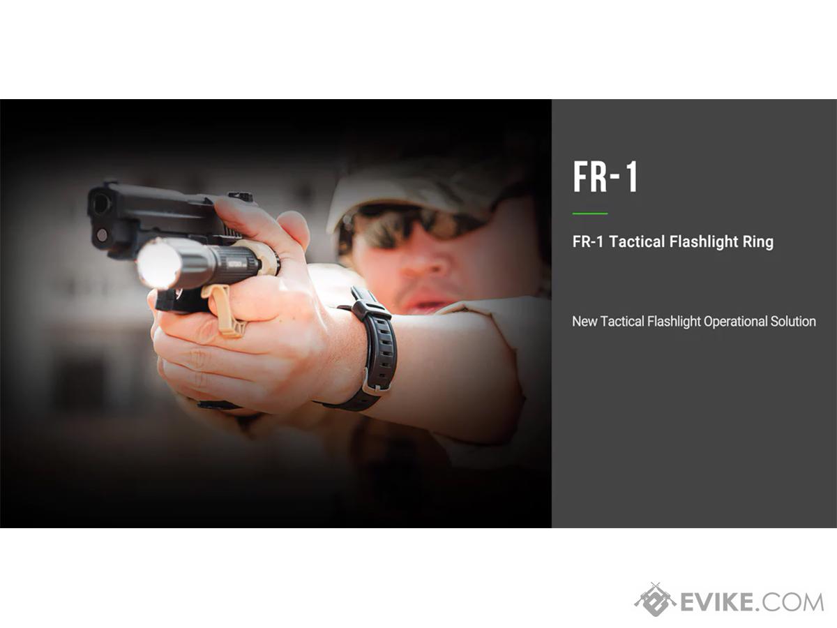 Nextorch FR-1 Tactical Flashlight Ring (Color: Black) | Evike.com