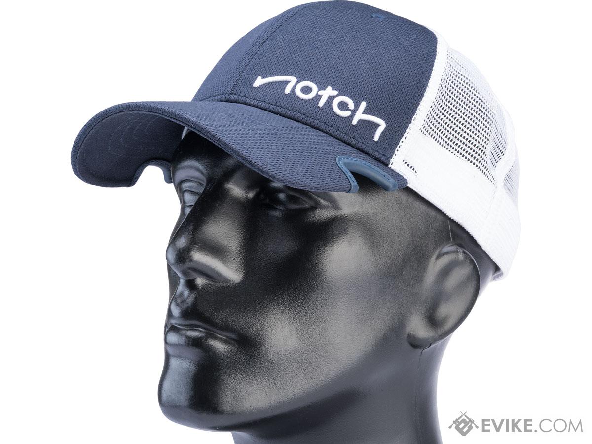 Notch X Evike.com Fishing Mesh Snap Back Hat (Color: Navy & White / Standard Notch)