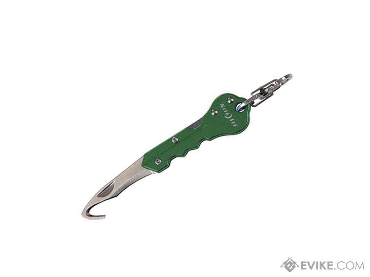 Nite Ize DoohicKey Key Chain Hook Knife (Color: Olive)
