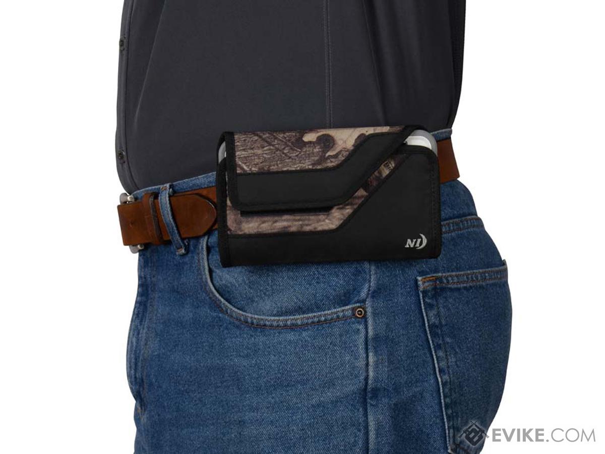 Nite Ize Clip Case Universal Phone Holster, XXL - USA Patch, Black