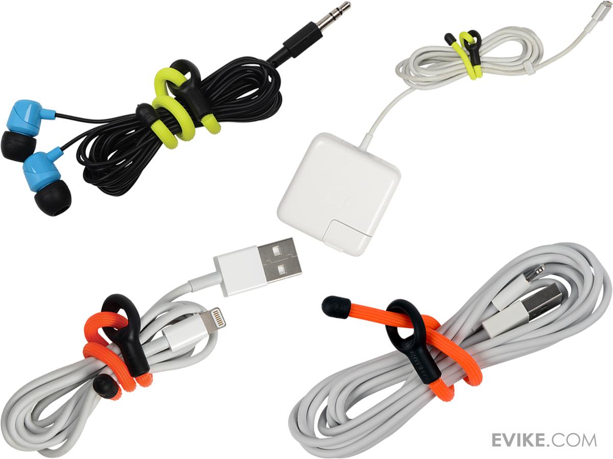 Nite Ize Gear Tie 6” – Fascette Riusabili In Gomma, Neon Giallo (Confezione Da 2) – Perfette Per Organizzare Cavi E Fili