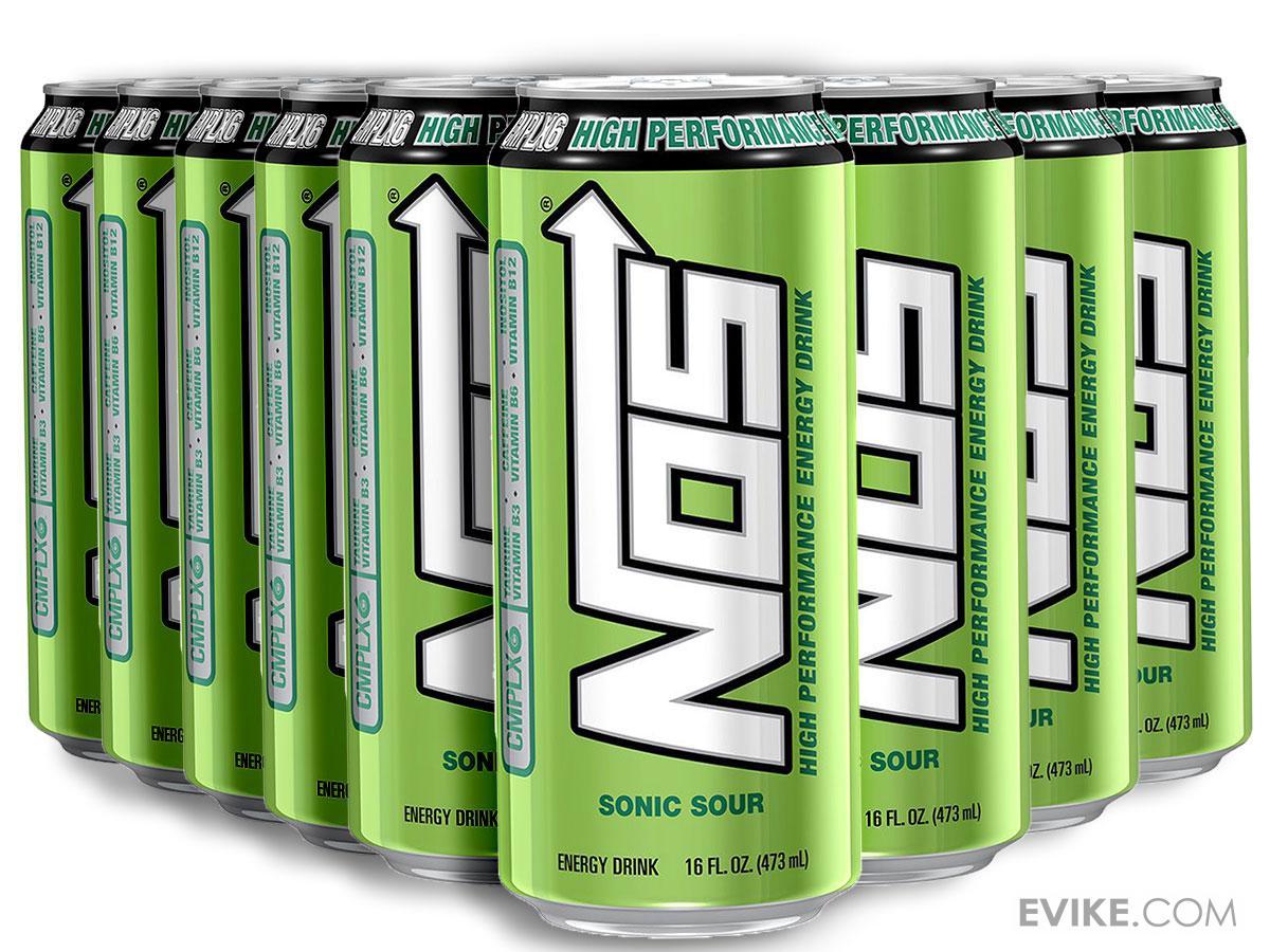 NOS High Performance Energy Drink (Flavor Sonic Sour / 1 Can), MORE