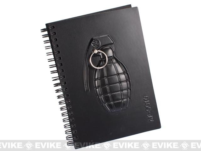 Spiral Bound Tactical Notebook - Grenade