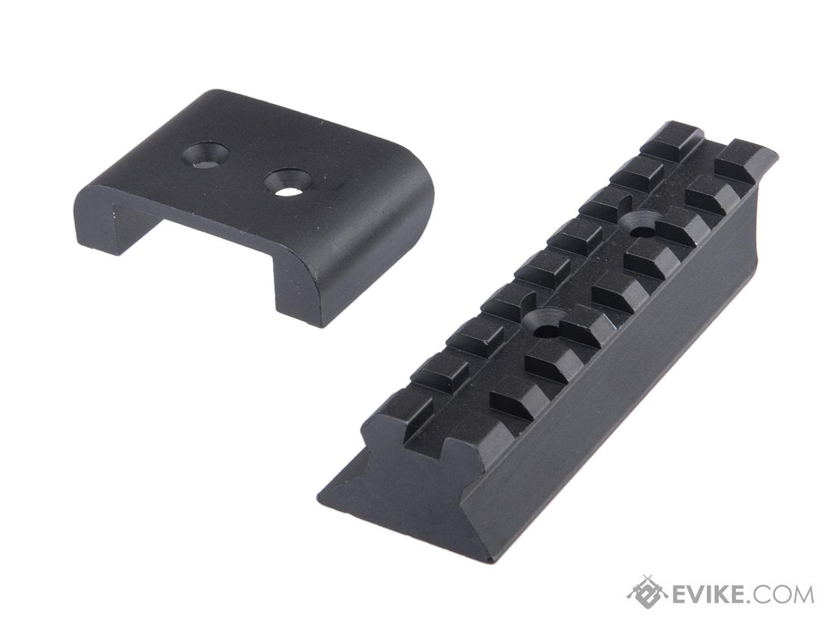 Novritsch CNC Aluminum Low Profile Conversion Kit for SSR90 Airsoft AEG SMGs (Color: Black)