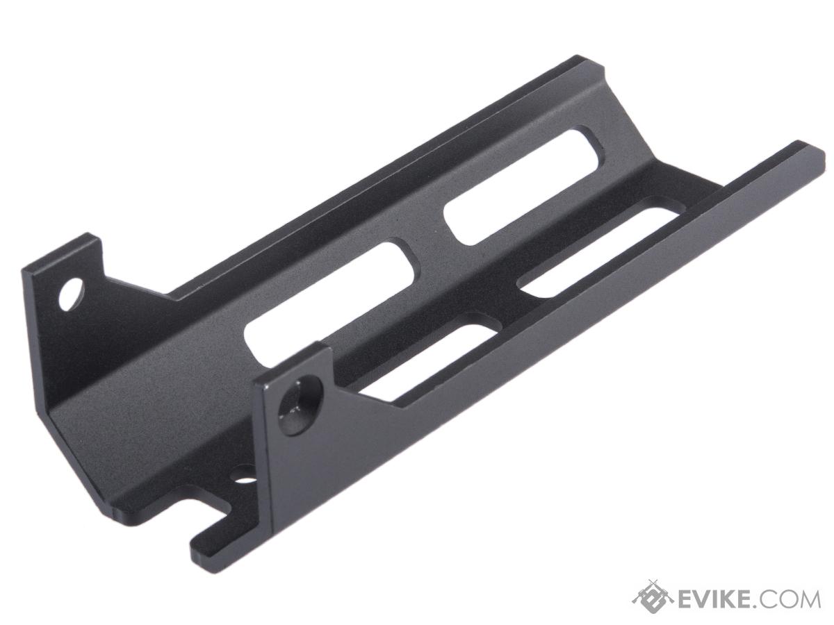 Novritsch CNC Aluminum M-LOK Rail Extension for SSR90 Airsoft AEG SMGs (Color: Black)