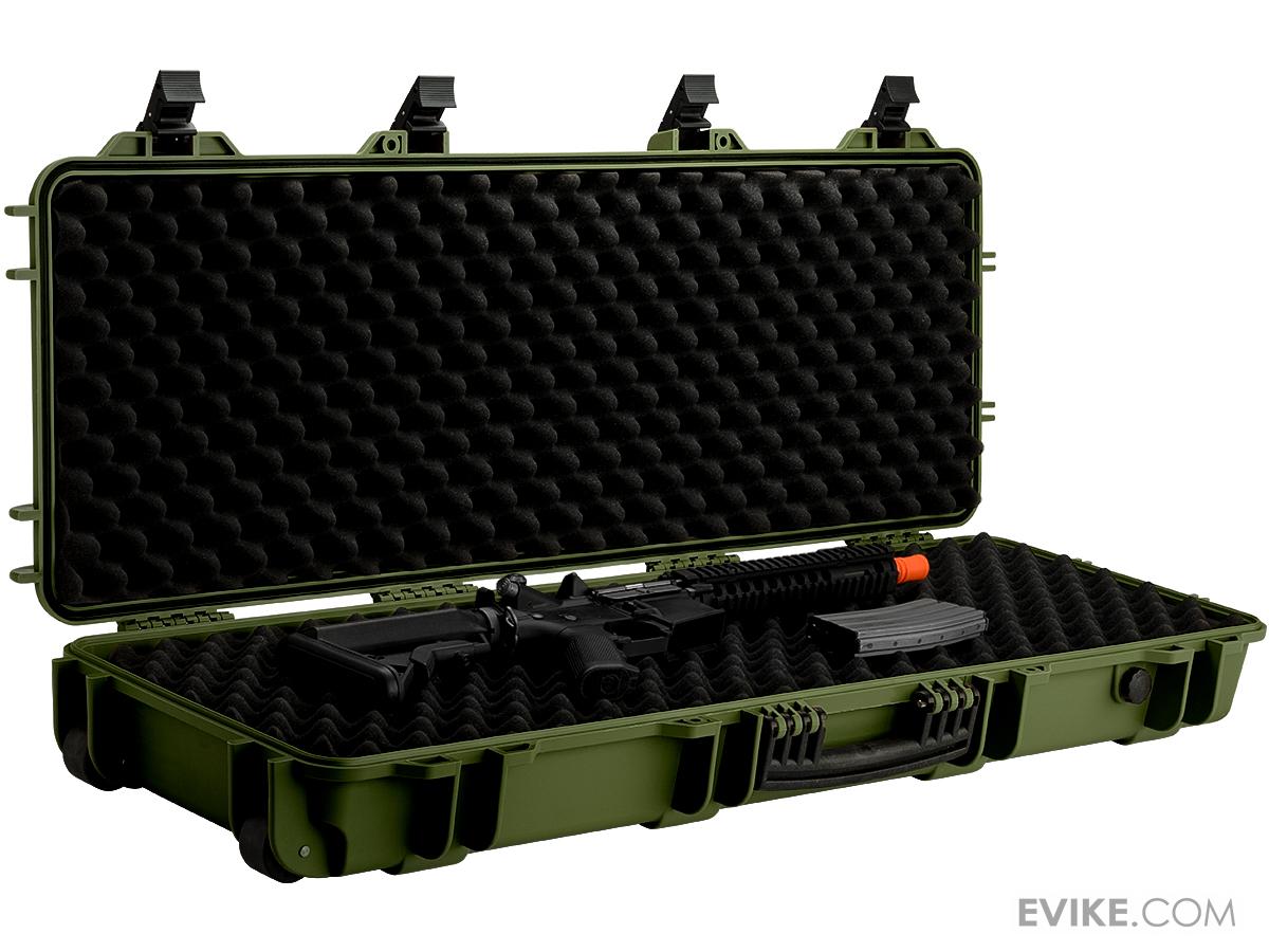 Nuprol Airsoft 42" Large Rifle Hardcase with Integrated Wheels (Color