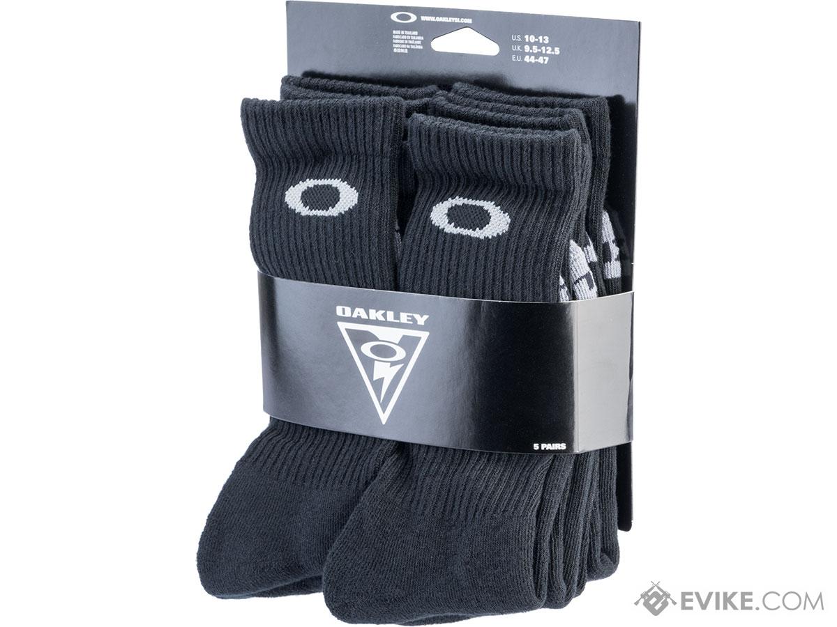 oakley performance socks black