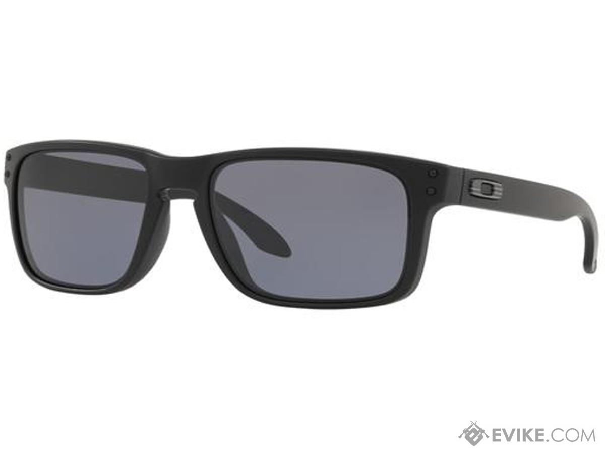 Oakley Holbrook Sunglasses (Color: Matte Black Flag Icon / Smoke Grey ...