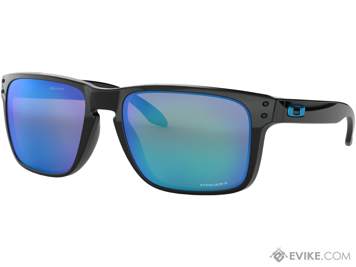 Oakley Holbrook XL Sunglasses (Color: Polished Black / PRIZM Sapphire Iridium Lenses)
