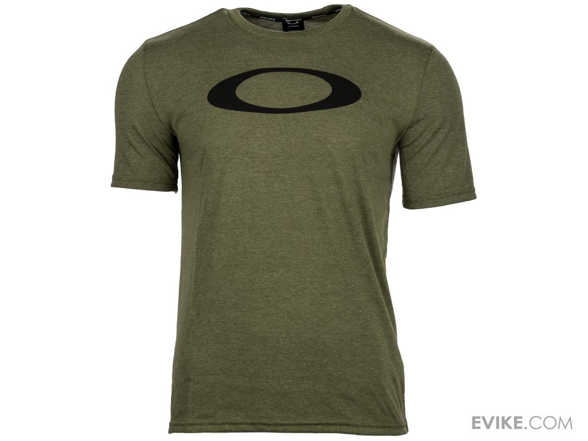 Oakley O-Bolt Ellipse Short Sleeve Logo Tee (Color: Dark Brush - Light Heather / Medium)