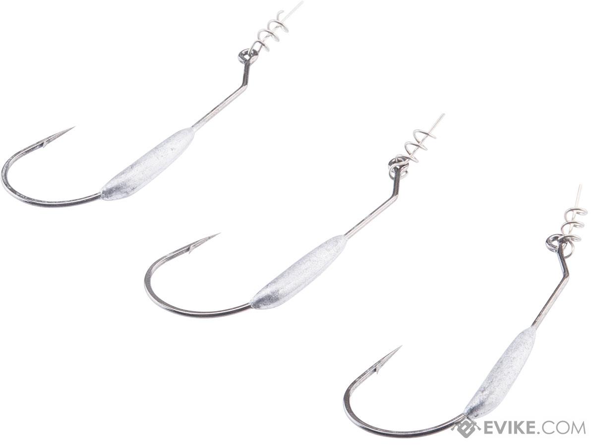 Owner Hooks Weighted Twistlock Light Fishing Hooks (Size: 4/0-3