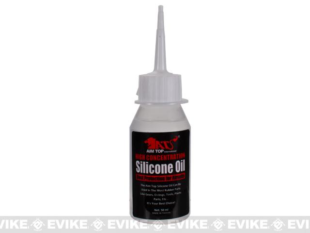 AIM Top High Concentration Silicone Oil Lubricant for Airsoft GBB AEG Real Steel Firearms (50ml)