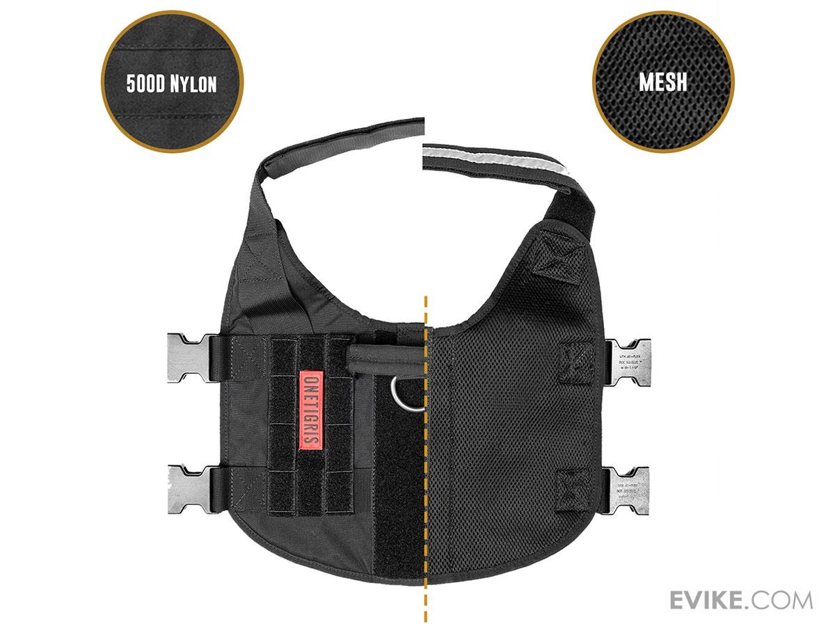 RHINOCEROS K9 Dog Harness (Color Black / Large), Tactical Gear/Apparel, K9