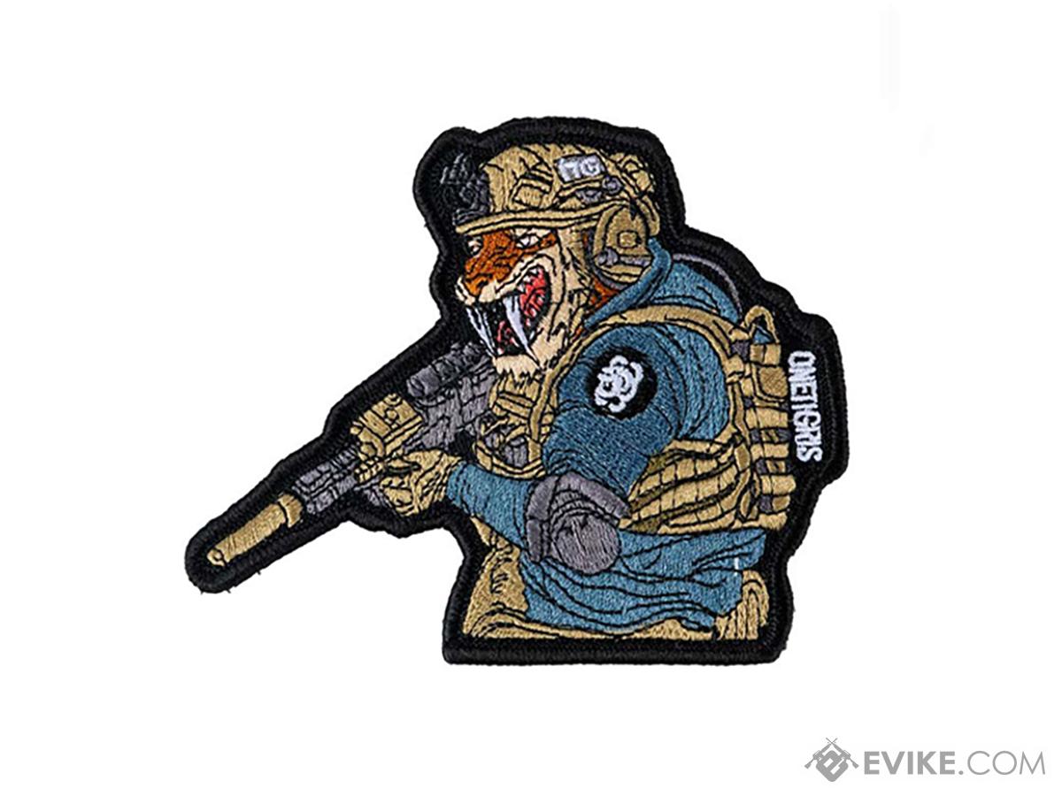 OneTigris Callsign Tigris Mascot Hook and Loop Patch