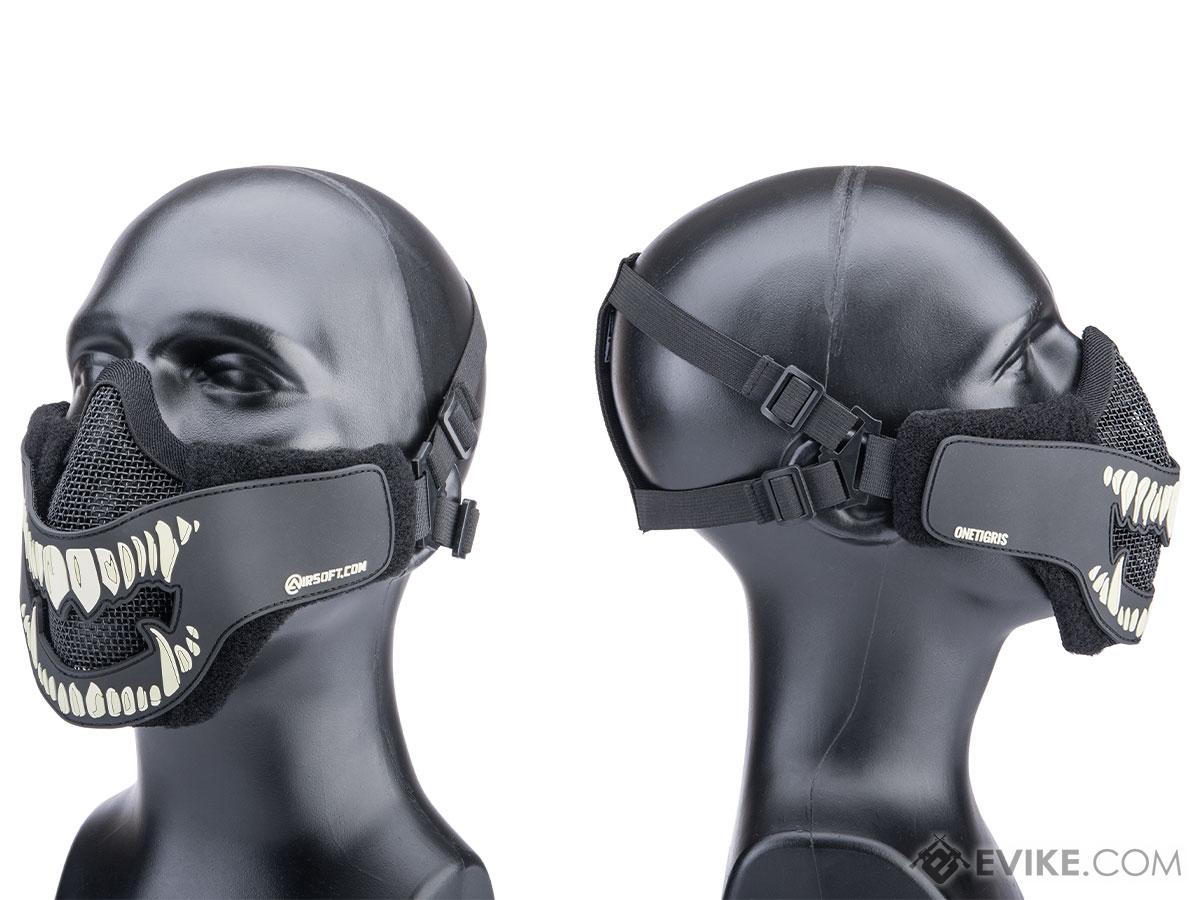 Airsoft.com x OneTigris FACE OFF Velcro Half Mask Set (Design: Version 2)