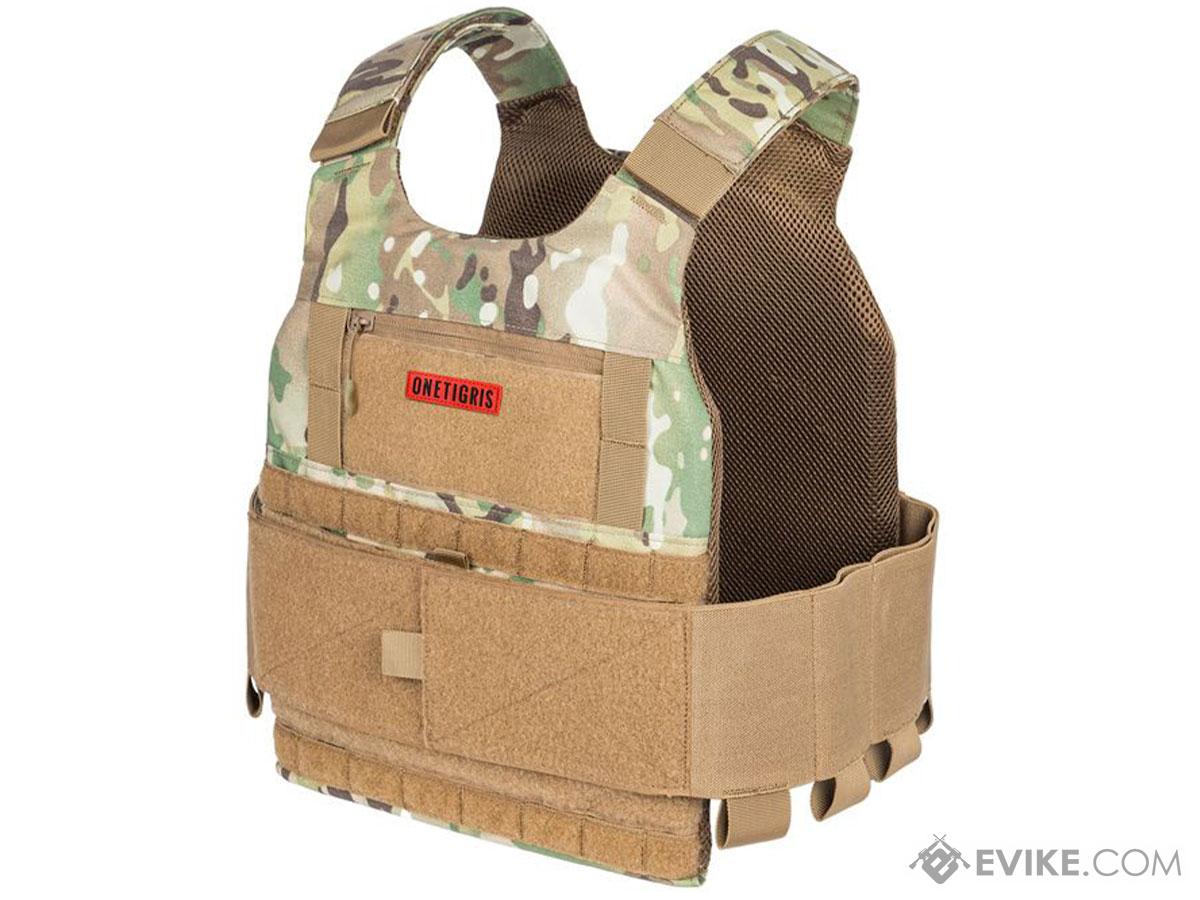 OneTigris Low Profile Tactical Vest (Color: Multicam), Tactical