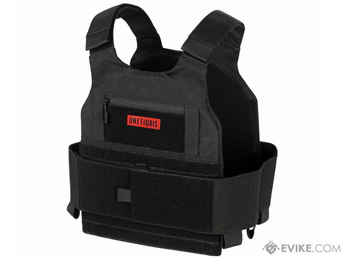 OneTigris Low Profile Tactical Vest (Color: Black)