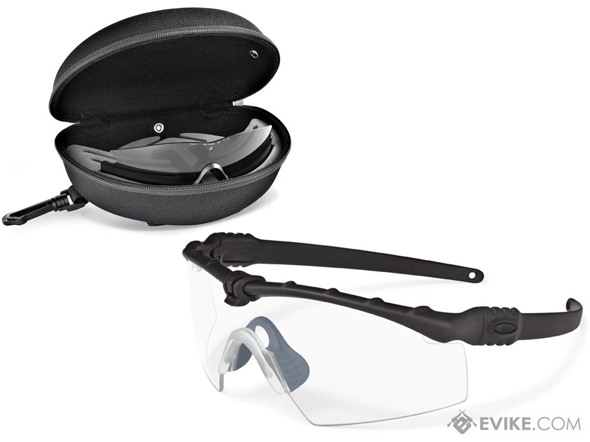 Oakley SI Ballistic M Frame 3.0 Strike Array Shooting Glasses (Color: Matte Black / Clear, Smoke Grey Lenses)