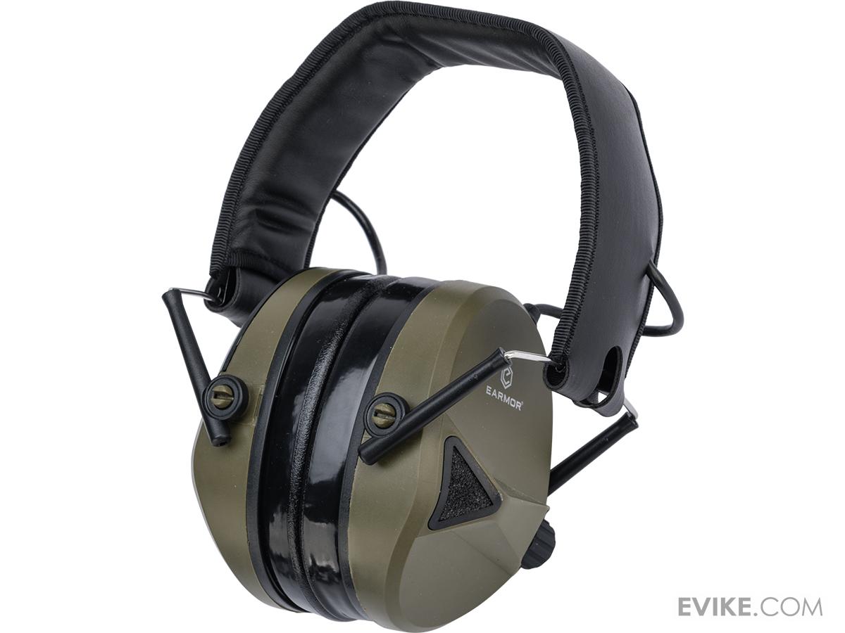 OPSMEN Earmor M30 Sound Amplifying Hearing Protector (Color: OD Green)