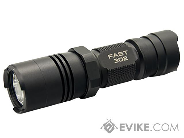 Opsmen FAST 302 Compact High Output Handheld Flashlight (Color: Black)