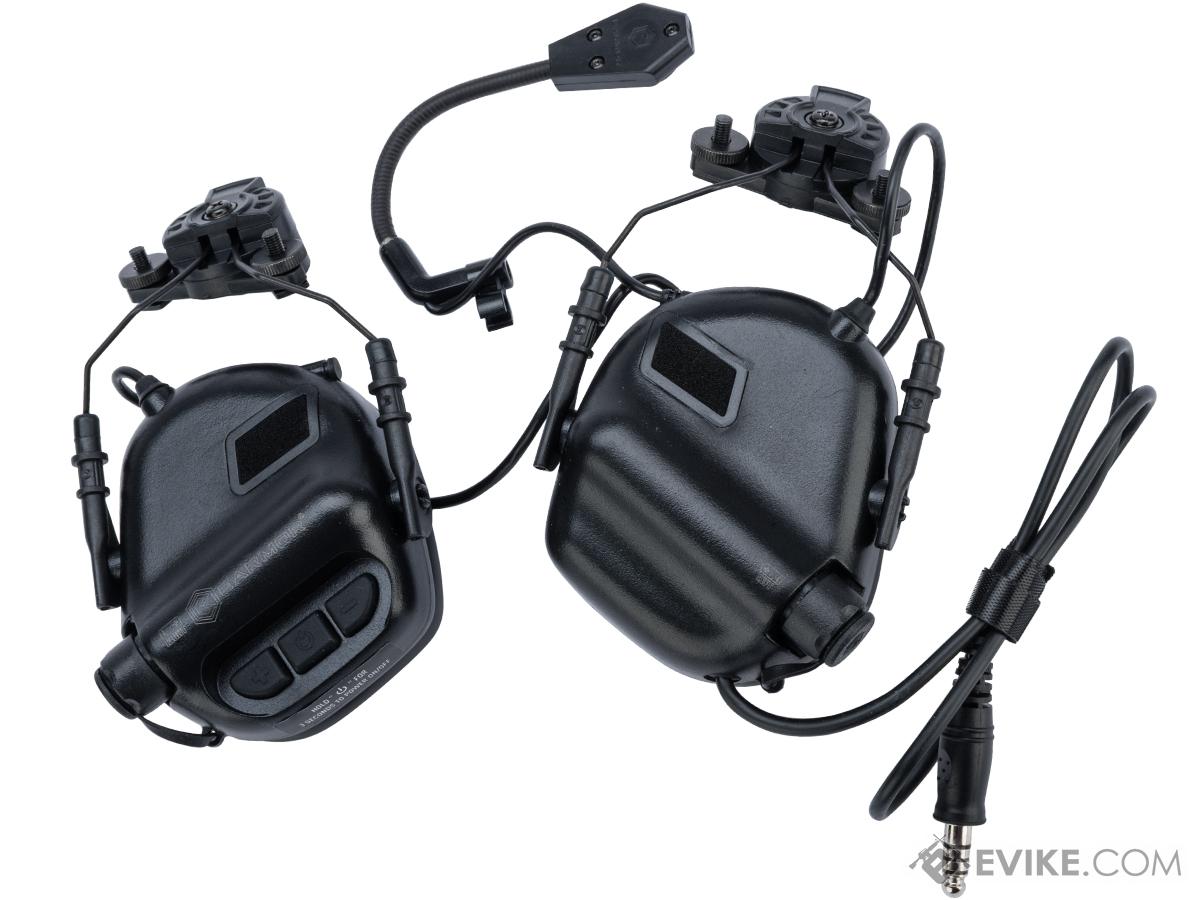 Pre-Order ETA August 2024 Earmor M32H MOD3 Tactical Communication Hearing Protector for Team Wendy Helmet Rails (Color: Black)