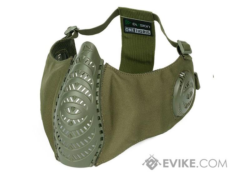 OneTigris T'Farge Foldable Comfort Face Mask (Color: Olive Drab / With Ear Protection)