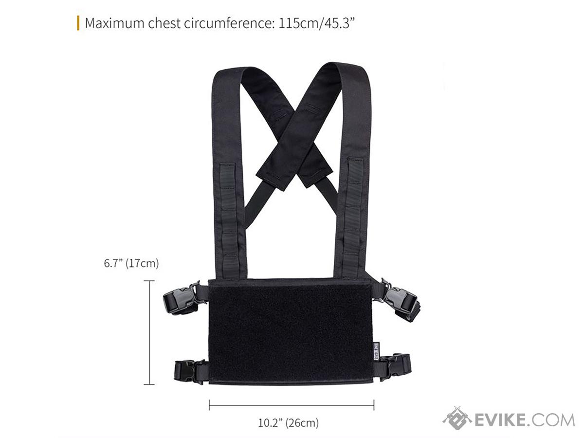 OneTigris Chest Rig Panel Placard Adapter (Color: Black), Tactical Gear ...