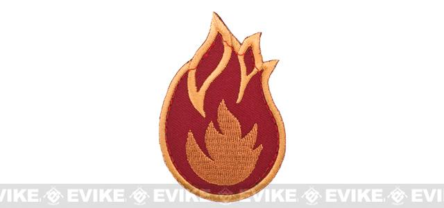 Mil-Spec Monkey Fireball Hook and Loop Patch - Fire