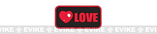 Epik Panda Love PVC Rubber Hook and Loop Morale Patch