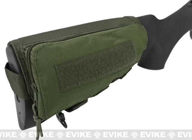 Modify Rifle Stock Ammo Pouch w/ Cheek Pad (Color: OD Green)