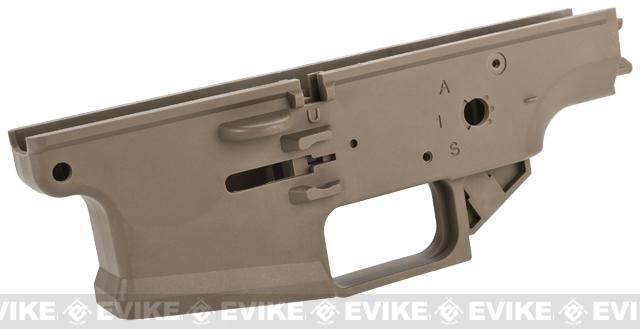 WE-Tech OEM Polymer Lower Receiver for SCAR Series GBB Rifles (Color: Tan)