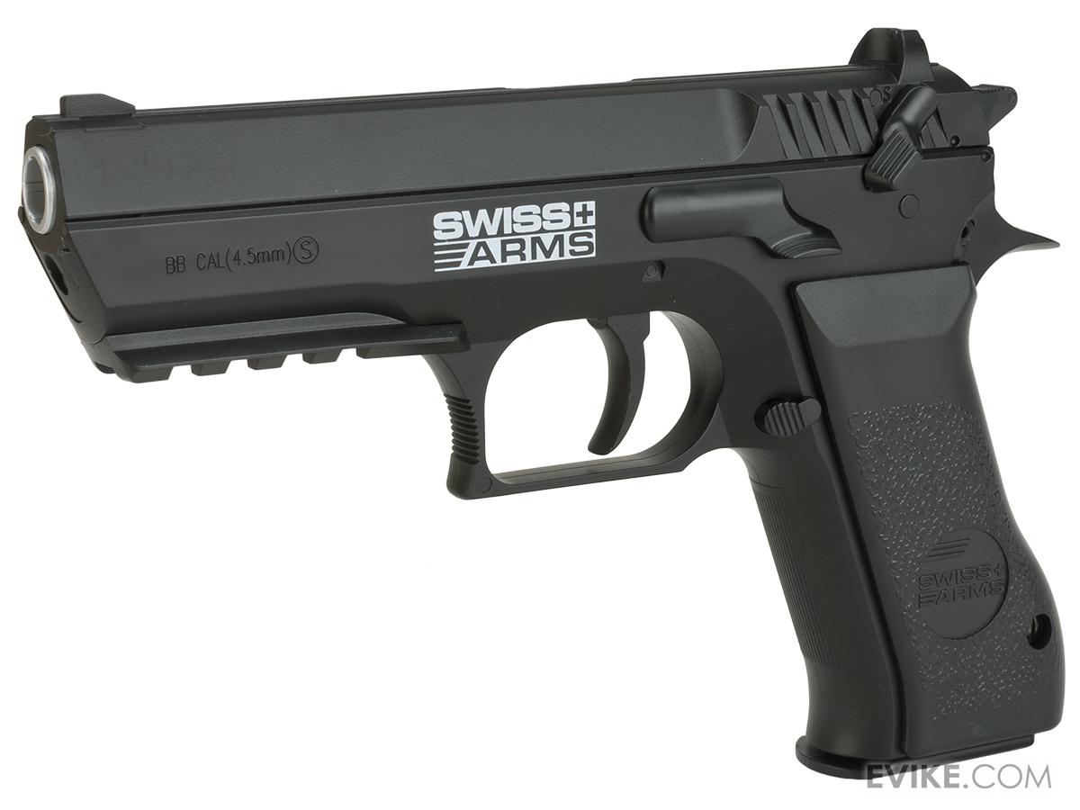 Swiss Arms 941 Jericho CO2 Powered .177 Airgun Pistol (Color: Black), MORE,  Air Gun / Pellet Gun, Air Pistols / Hand Guns -  Airsoft Superstore