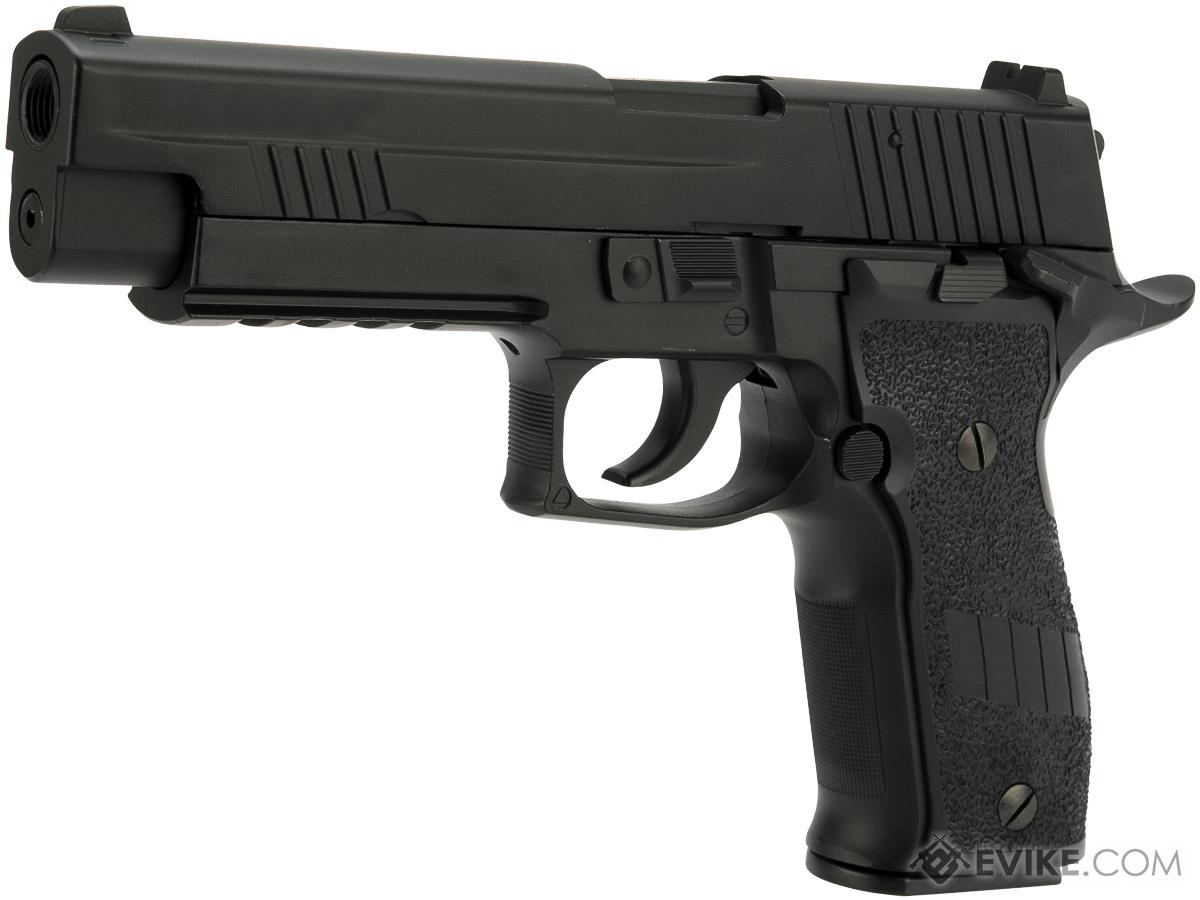 Black Full Metal Airsoft Pistol 6.5 Gun 220fps Air Soft Realistic +5000  BBs