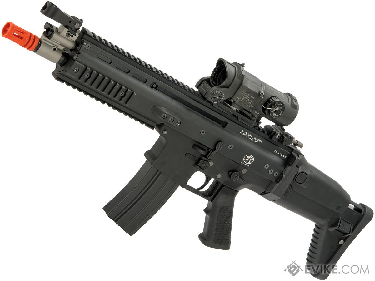FN Herstal Licensed Full Metal SCAR-L Airsoft AEG Rifle by WE-Tech (Color: Black / CQB)