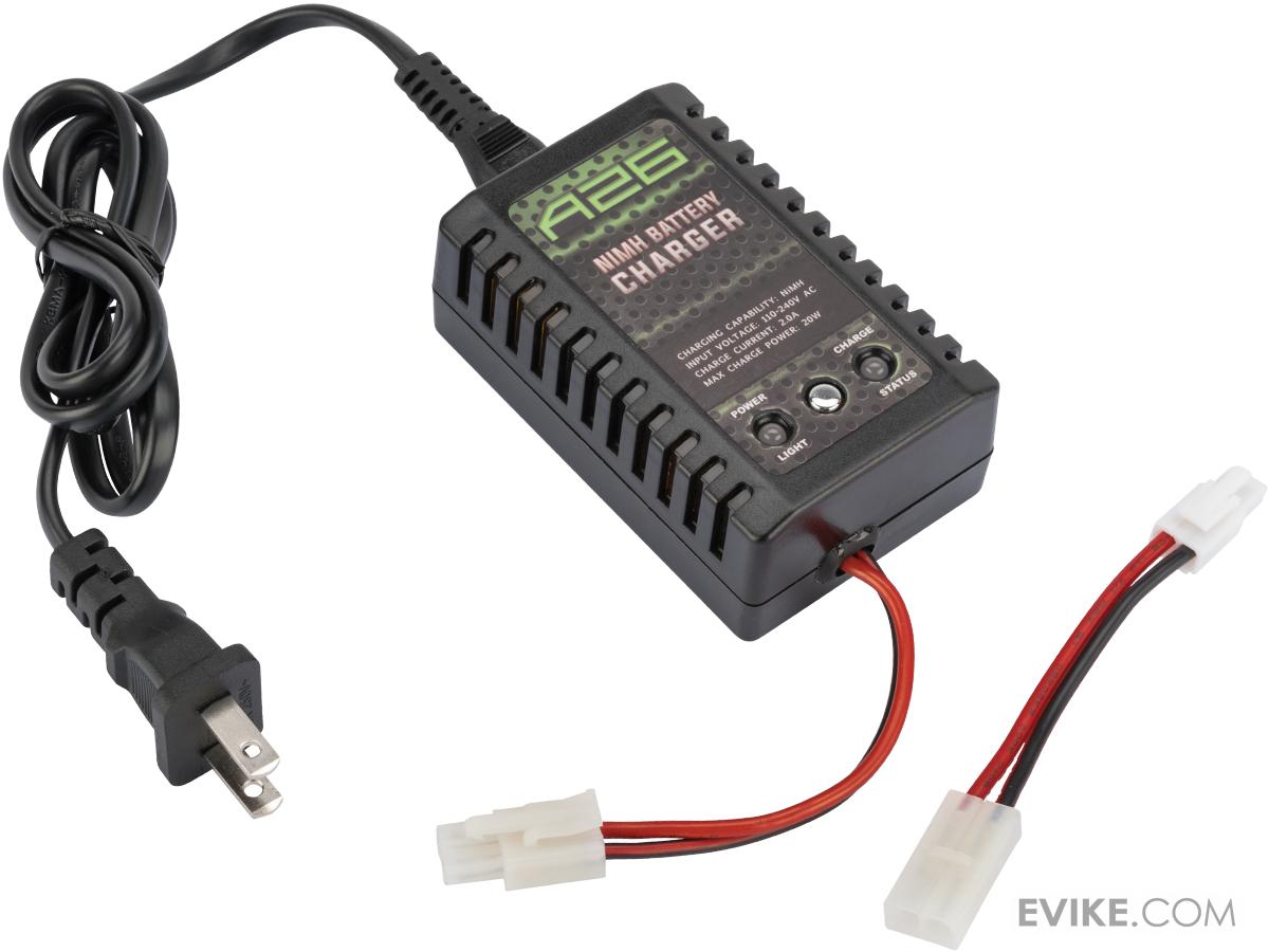 Airsoft A26 / X7 Compact Smart Charger for NiMh NiCd AEG Batteries by