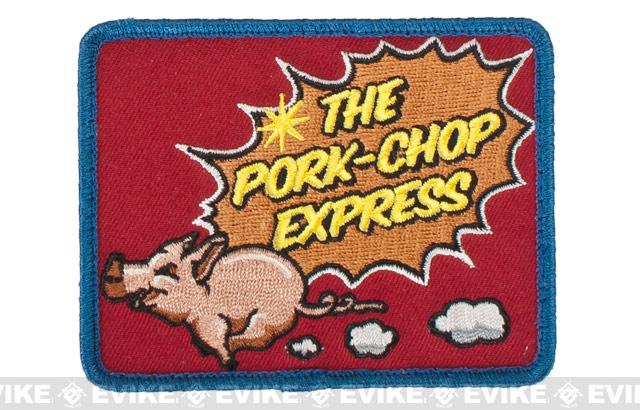 Mil-Spec Monkey Pork Chop Express Hook and Loop Patch (Color: Full Color)