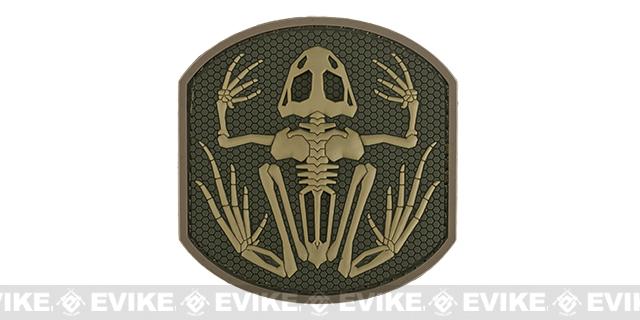 Mil-Spec Monkey Skull Frog PVC Morale Patch (Color: Multicam)