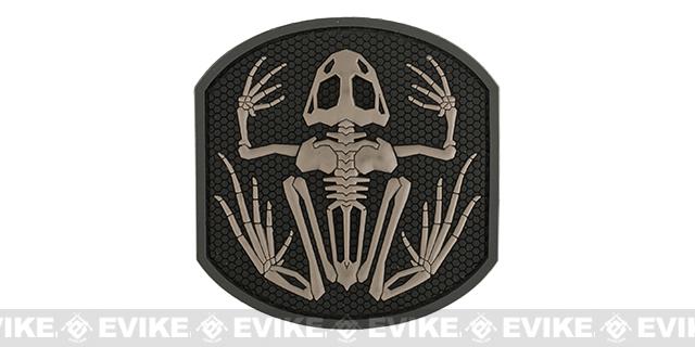 Mil-Spec Monkey Skull Frog PVC Morale Patch (Color: SWAT)