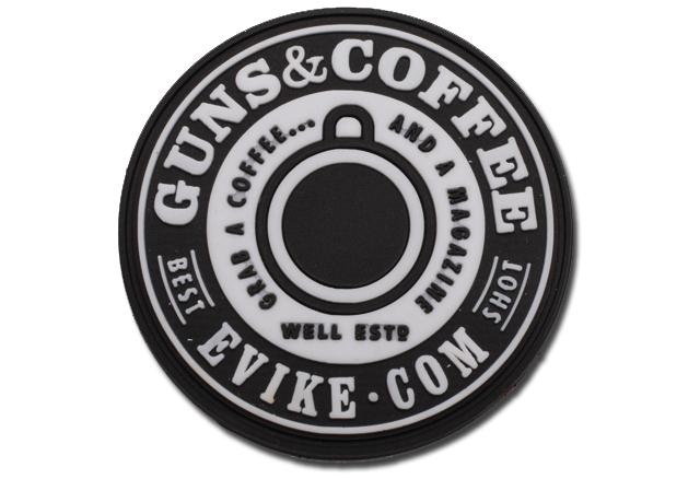 Evike.com Guns & Coffee Brand PVC Hook & Loop Patch (Color: SWAT)