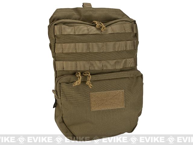 Pro-Arms Plate Carrier Back Bag (Color: Coyote Brown)